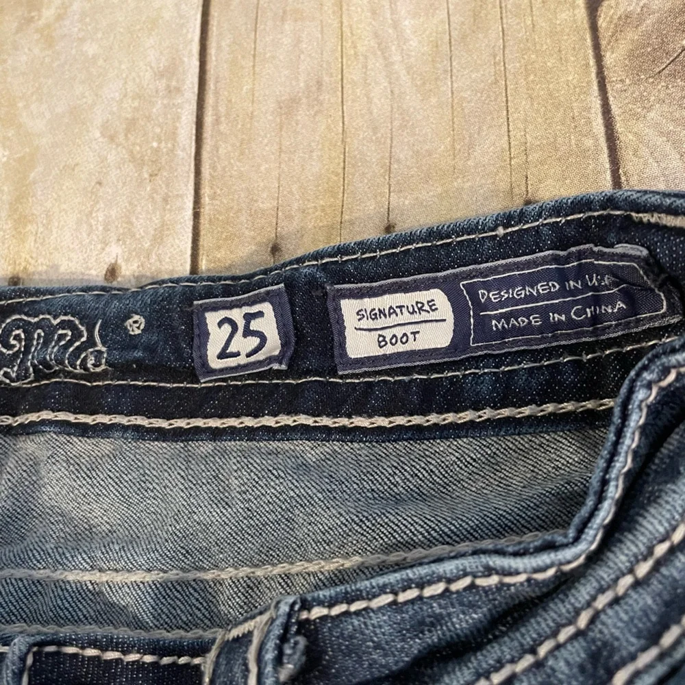 Miss Me Women's Boot Cut Jeans - Indigo 25 - Picture 4 of 16